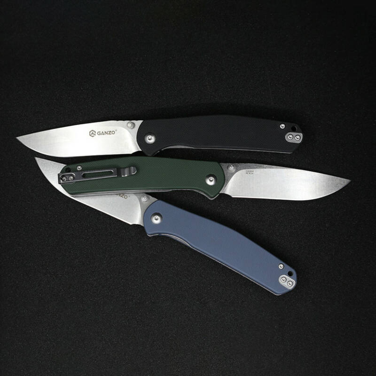 Нож складной Ganzo G6804-BK черный 2