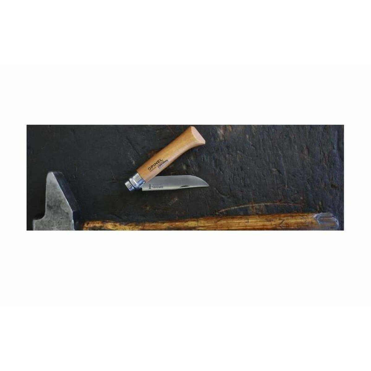 Нож складной Opinel №9 Carbon углеродистая сталь 000623 3