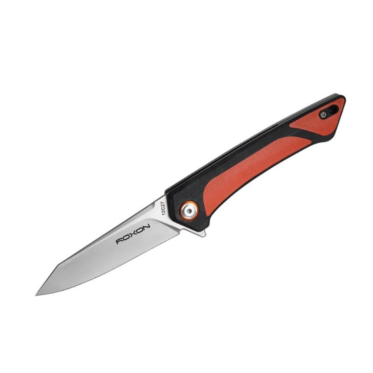 Нож складной Roxon K2 Sandvik 12C27 оранжевый K2-12C27-OR 1