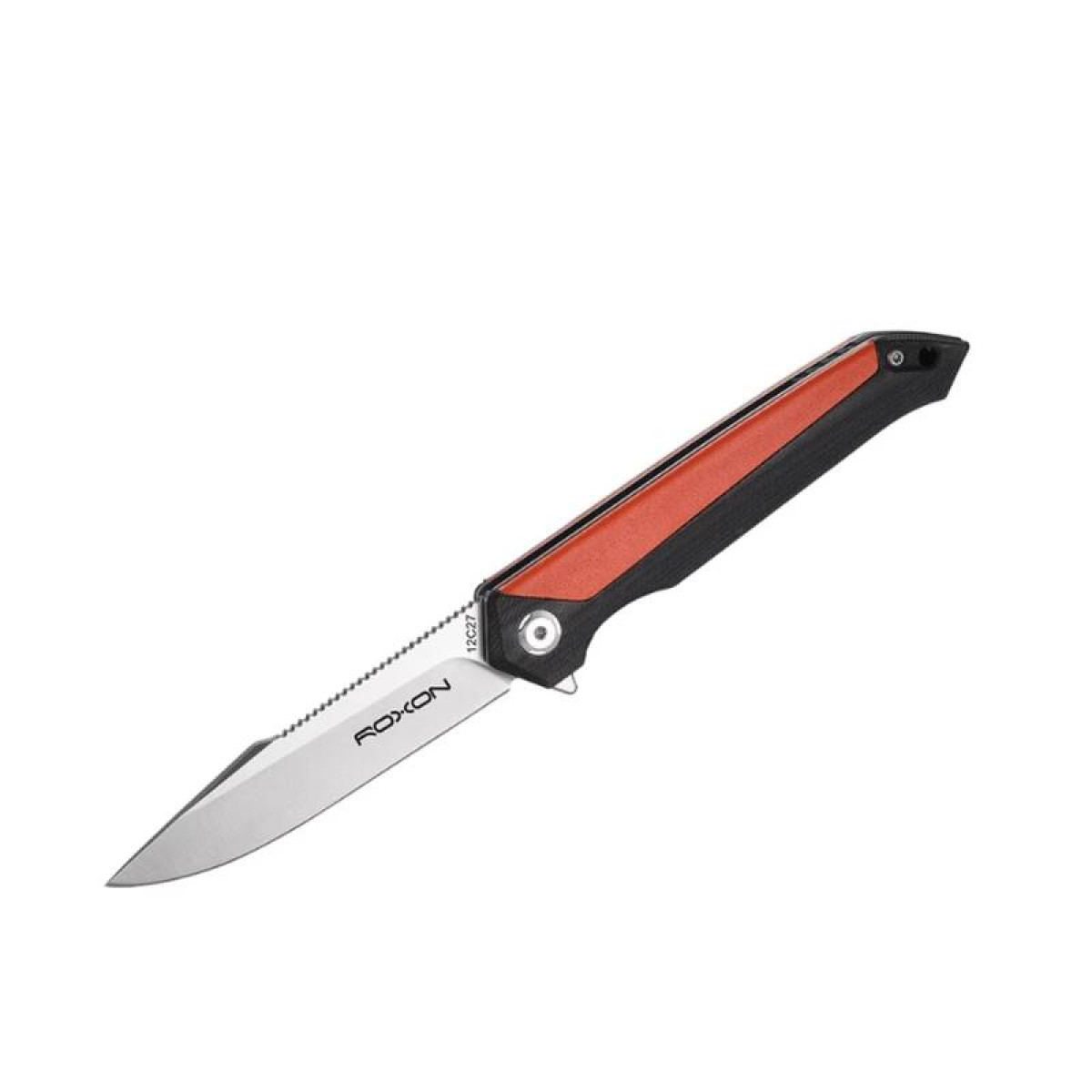 Нож складной Roxon K3 Sandvik 12C27 оранжевый K3-12C27-OR 1