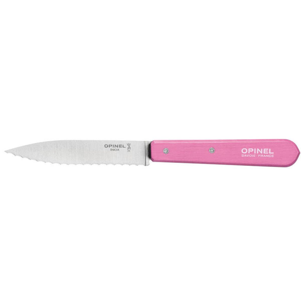 Нож столовый Opinel №113 блистер розовый 2