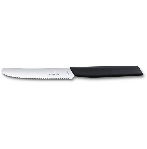 Нож столовый VICTORINOX Swiss Modern чёрный 6.9003.11W