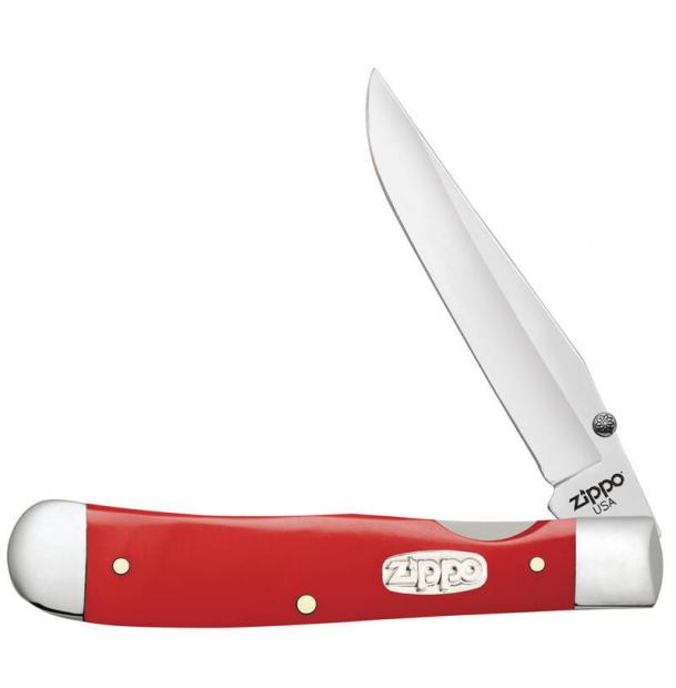 Нож ZIPPO Red Synthetic TrapperLock красный + ЗАЖИГАЛКА ZIPPO 207 50595_207