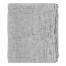 Одеяло из жатого хлопка серого цвета Tkano Essential 90x120 TK20-KIDS-BLK0002
