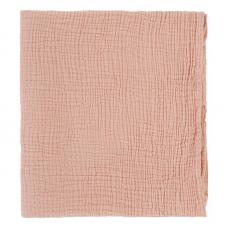 Одеяло из жатого хлопка цвета пыльной розы Tkano Essential 90x120 TK20-KIDS-BLK0003