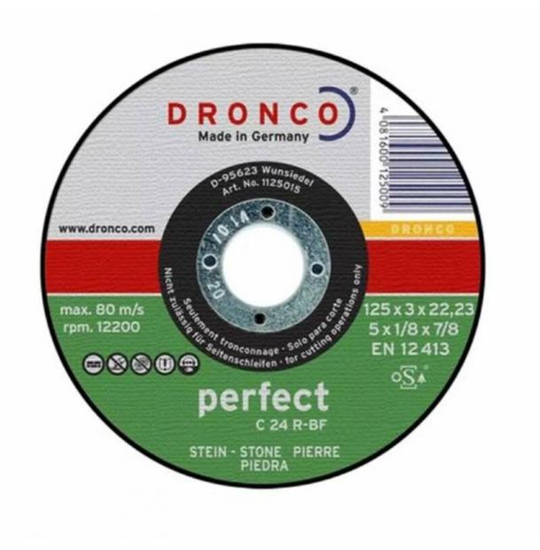 Отрезной диск по камню Dronco Perfect С24R-BF Т41 230x3x22,23 Dronco 1235015
