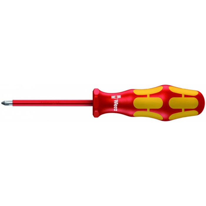 Отвёртка диэлектрическая Wera, VDE, PH 3х150 мм, WE-006156