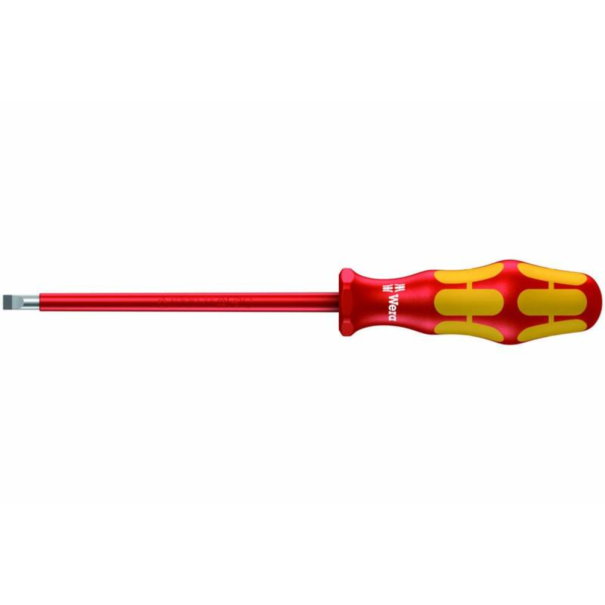 Отвертка диэлектрическая Wera, VDE, SL 1.6х10.0х200 мм, WE-006140 1