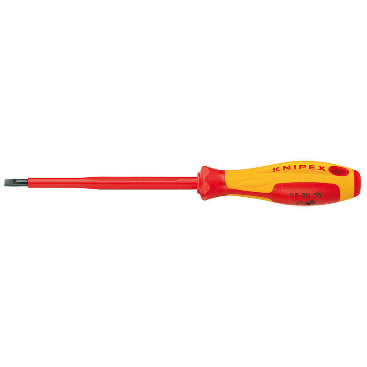 Отвертка KNIPEX SL6.5x1.2 шлицевая VDE 150 KN-982065 1