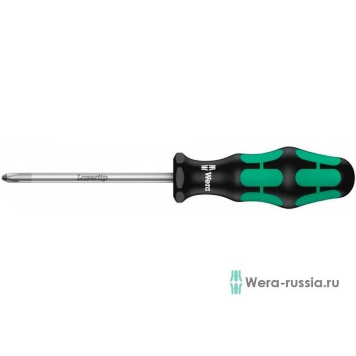 Отвёртка крестовая Wera, PH 0 х 60 мм, WE-008705