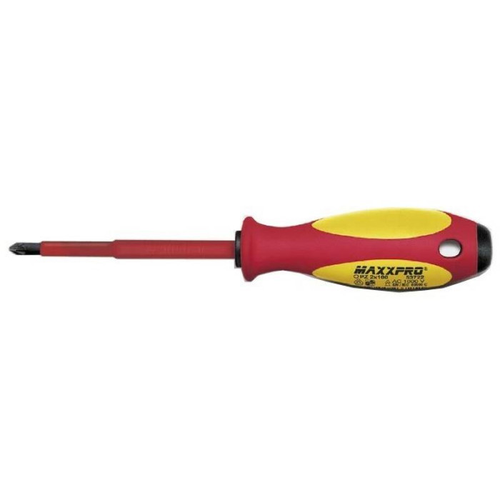 Отвертка WITTE MAXXPRO PZ-0 L60мм 1000V 53720-dr