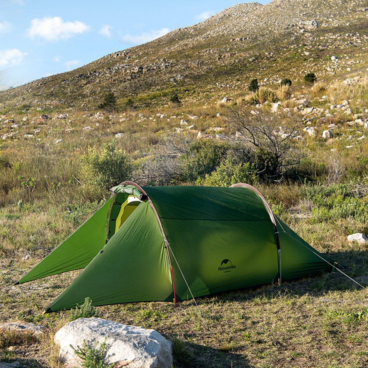 Палатка 2-местная Naturehike NH20ZP006 6927595761977, зелёная 4