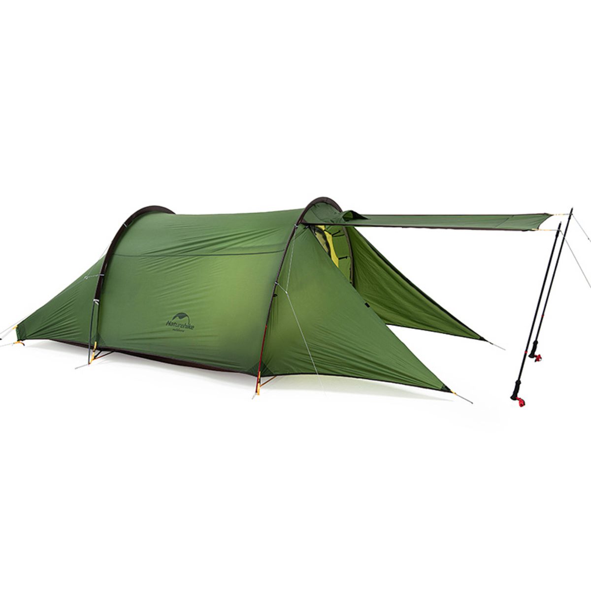 Палатка 2-местная Naturehike NH20ZP006 6927595761977, зелёная 9