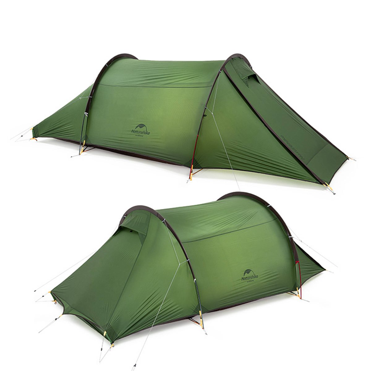 Палатка 2-местная Naturehike NH20ZP006 6927595761977, зелёная 12