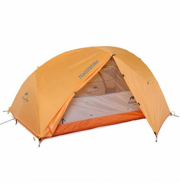 Палатка Naturehike Star-River 2 двухместная с ковриком оранжевая 6927595716519