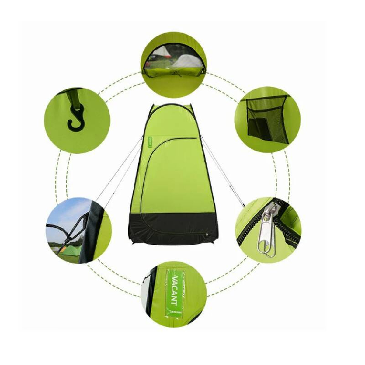 Палатка Naturehike Utility Tent 210T NH17Z002-P 6927595721445 4