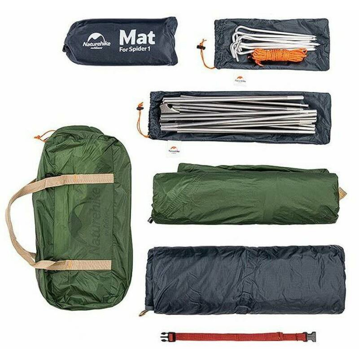 Палатка одноместная Naturehike + коврик NH18A095-D 6927595701836 4