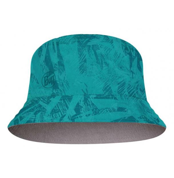 Панама Buff Travel Bucket Hat Acai Grey/Turquoise 125342.937.25.00
