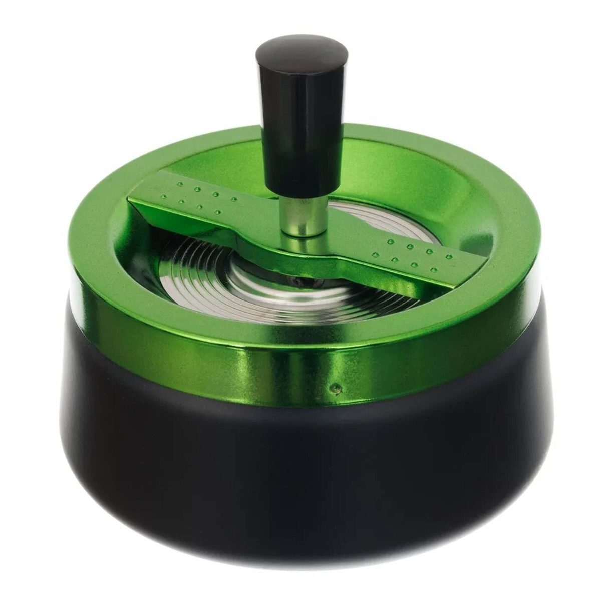 Пепельница S.QUIRE круглая 12см зеленая 992AAB-Green 1