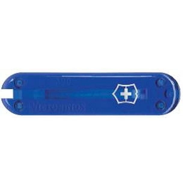 Передняя накладка для ножей VICTORINOX 58 мм, пластиковая, полупрозрачная синяя C.6202.T3