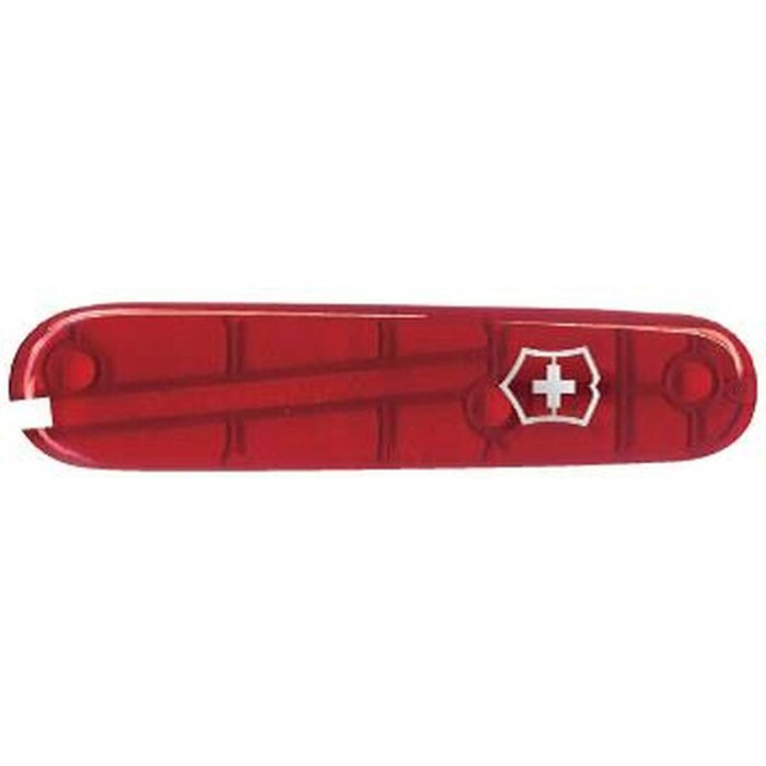Передняя накладка для ножей VICTORINOX 84 мм, пластиковая, полупрозрачная красная