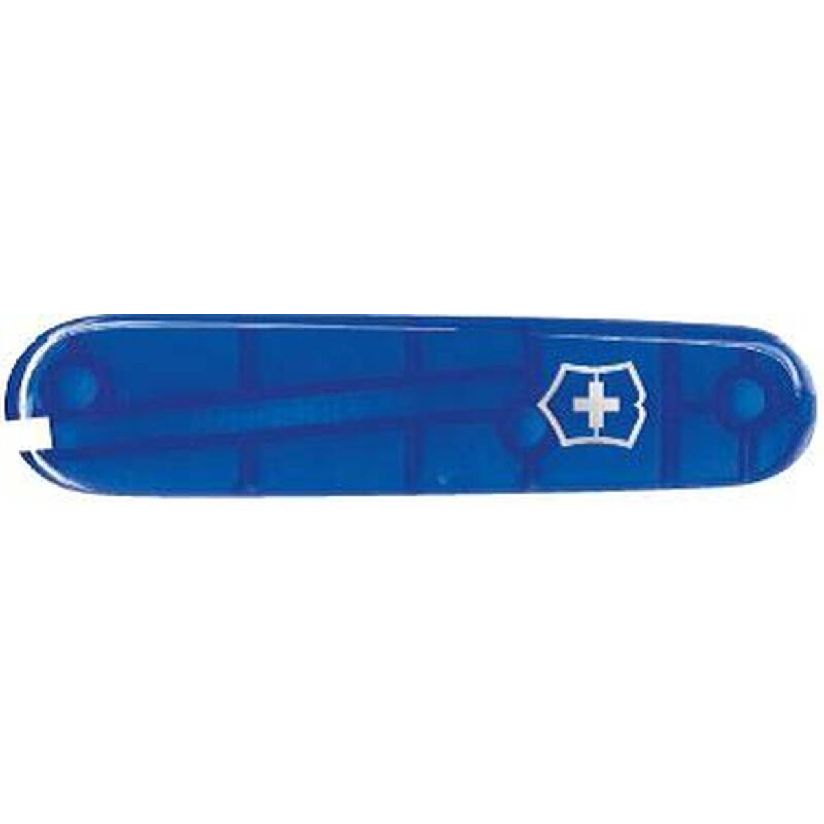 Передняя накладка для ножей VICTORINOX 84 мм, пластиковая, полупрозрачная синяя 1