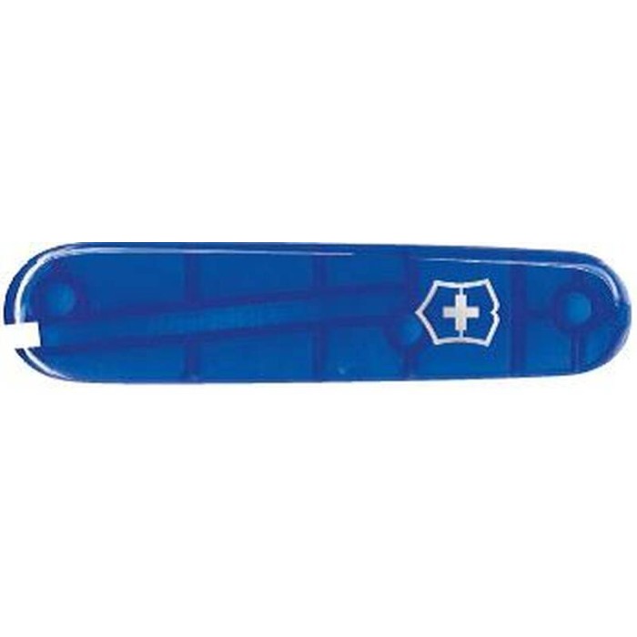 Передняя накладка для ножей VICTORINOX 84 мм, пластиковая, полупрозрачная синяя