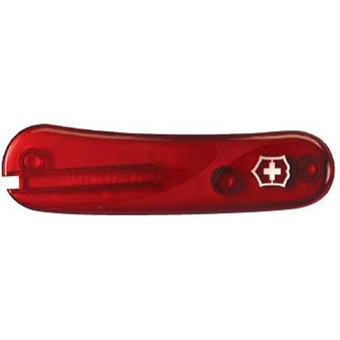 Передняя накладка для ножей VICTORINOX 85 мм, пластиковая, полупрозрачная красная