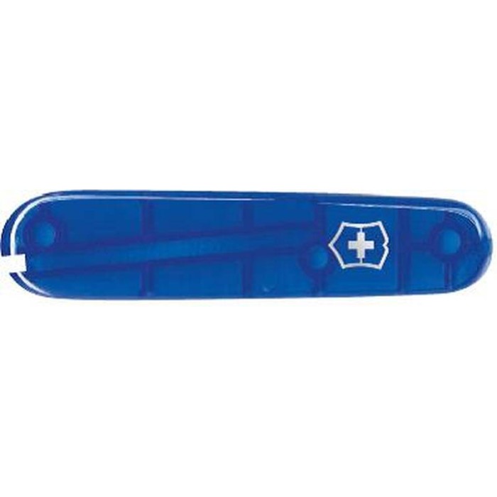 Передняя накладка для ножей VICTORINOX 91 мм, пластиковая, полупрозрачная синяя