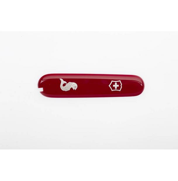 Передняя накладка для ножей VICTORINOX Fisherman и Angler 91 мм, пластиковая, красная C.3672.3 Angler