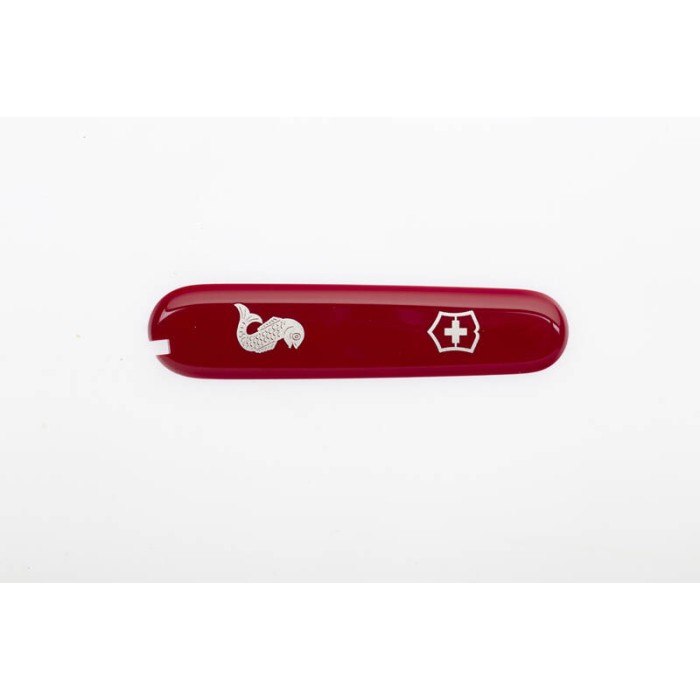 Передняя накладка для ножей VICTORINOX Fisherman и Angler 91 мм, пластиковая, красная