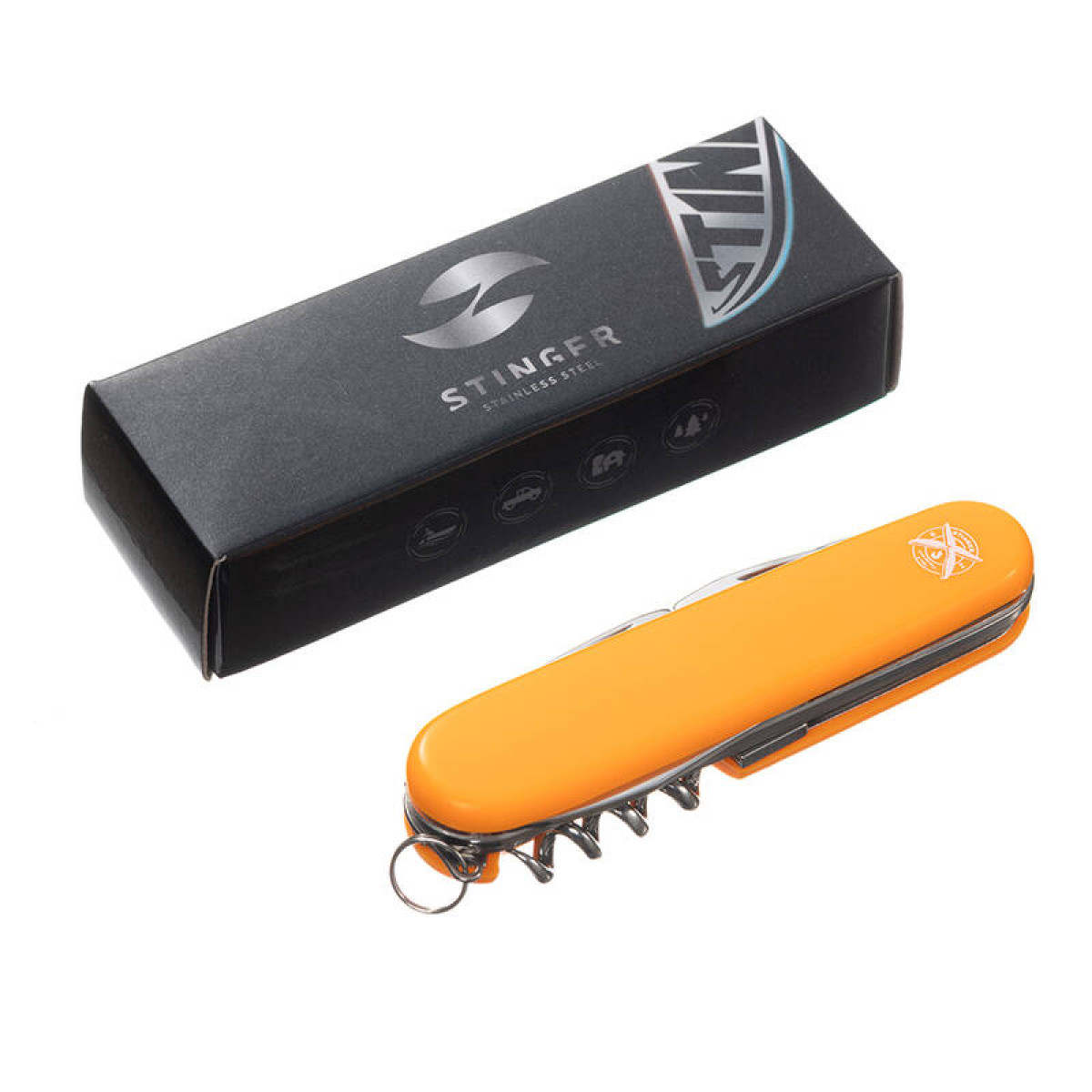 Перочинный нож STINGER FK-K5017-6P 6