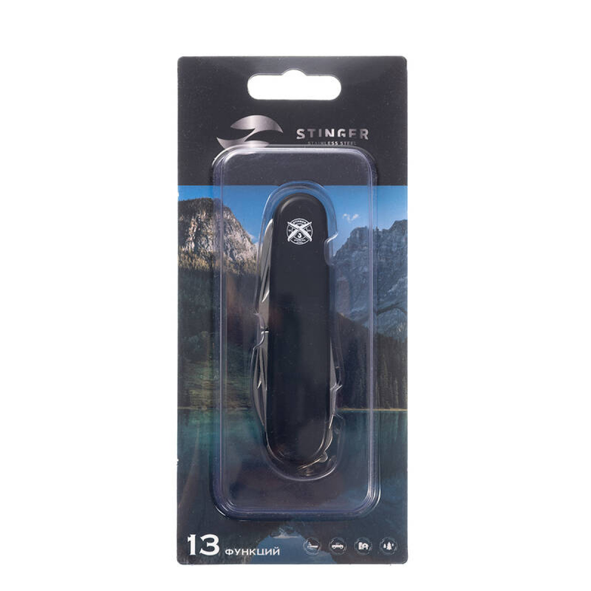 Перочинный нож STINGER FK-K5018-8PB 2