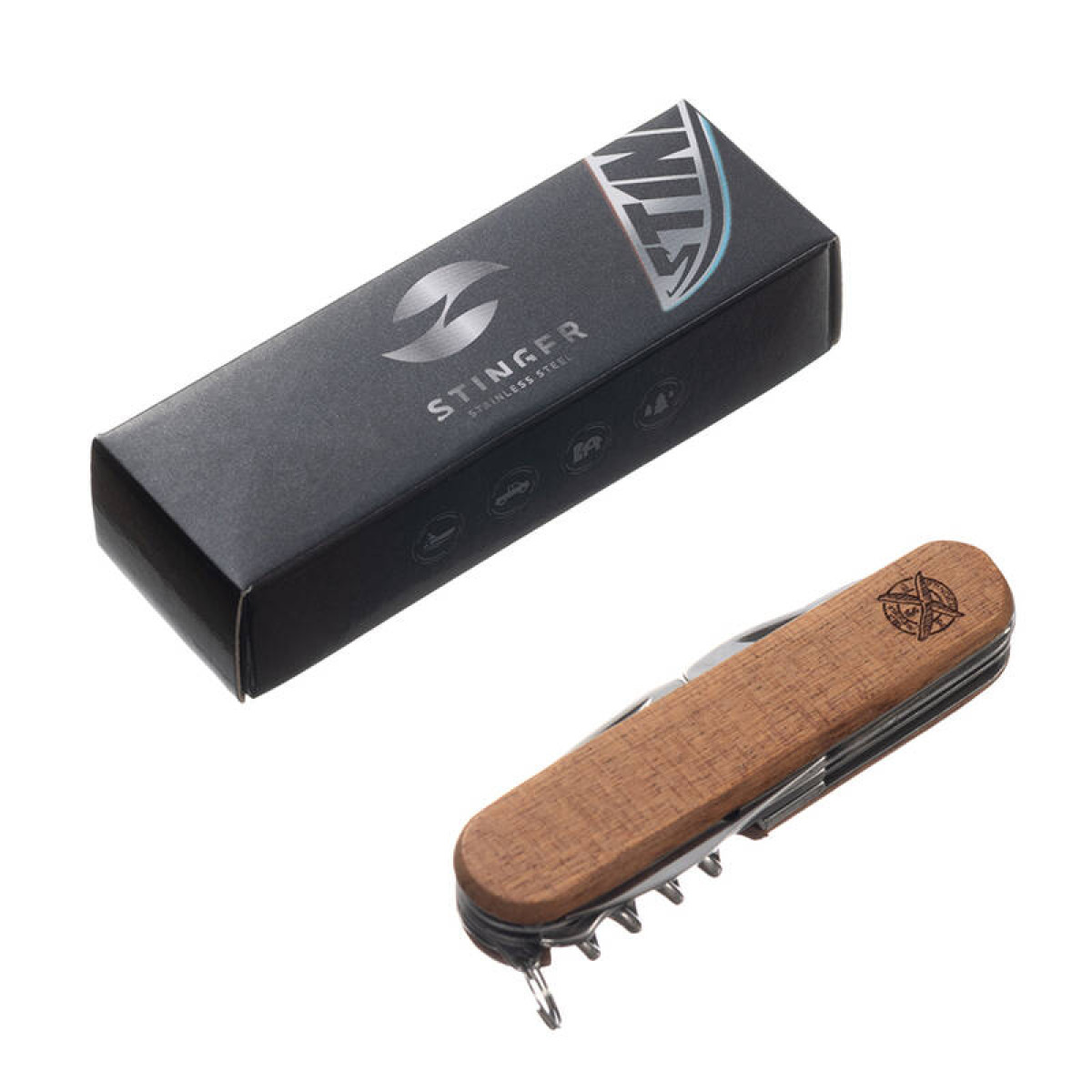 Перочинный нож STINGER FK-K5019-8P 5
