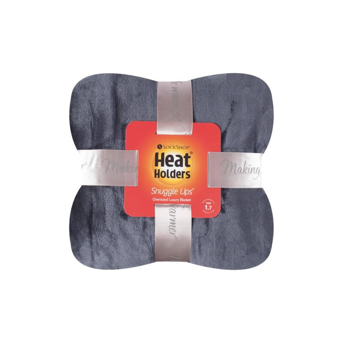Плед теплый Heat Holders Antique Silver ABHUHH11ANS, уютный, мягкий, 180х200 см, полиэстер 3