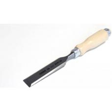 Плоская стамеска Narex с деревянной светлой ручкой 26 мм 810126