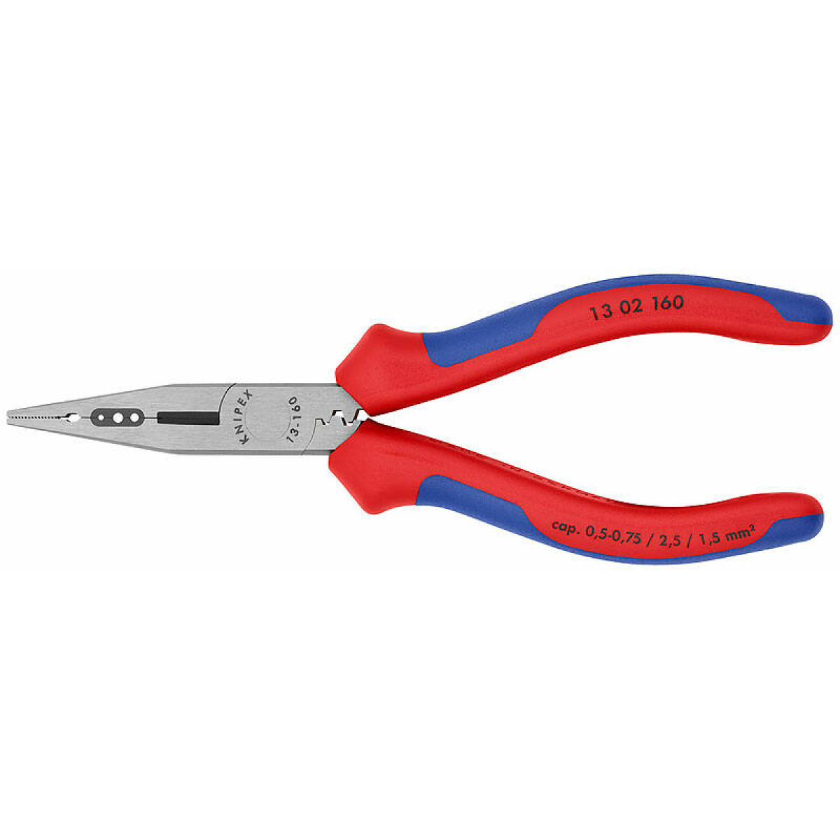 Плоскогубцы KNIPEX электрика для монтажа проводов KN-1302160 1