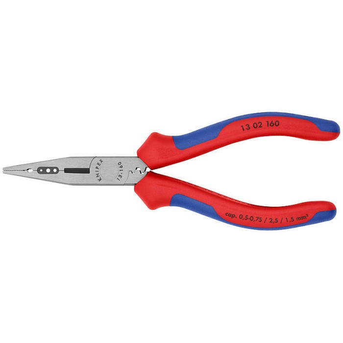 Плоскогубцы KNIPEX электрика для монтажа проводов KN-1302160