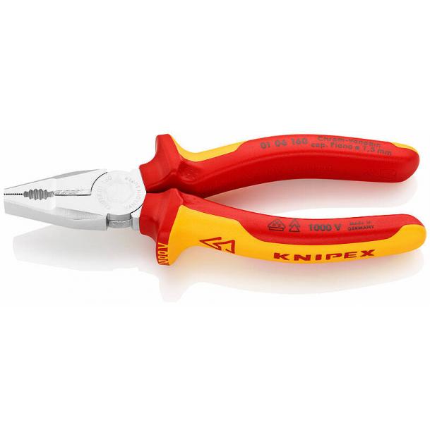 Плоскогубцы KNIPEX VDE для тяжелых нагрузок KN-0106160