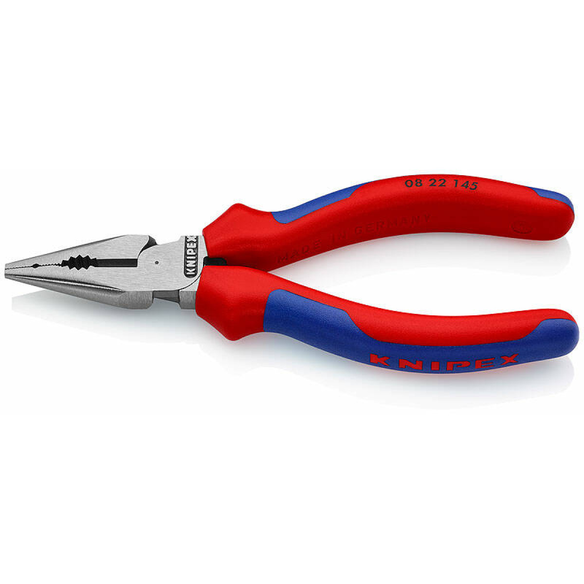 Плоскогубцы комбинированные остроконечными с удлиненными губками KNIPEX KN-0822145 1