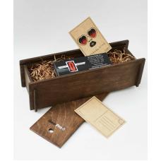 Подарочный набор нож Ontario RAT-2 в деревянной коробке 8860-knifebox