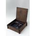 Подарочный набор для мужчин с топливом 125 мл + кремнии в деревянной коробке 50r-box-3141