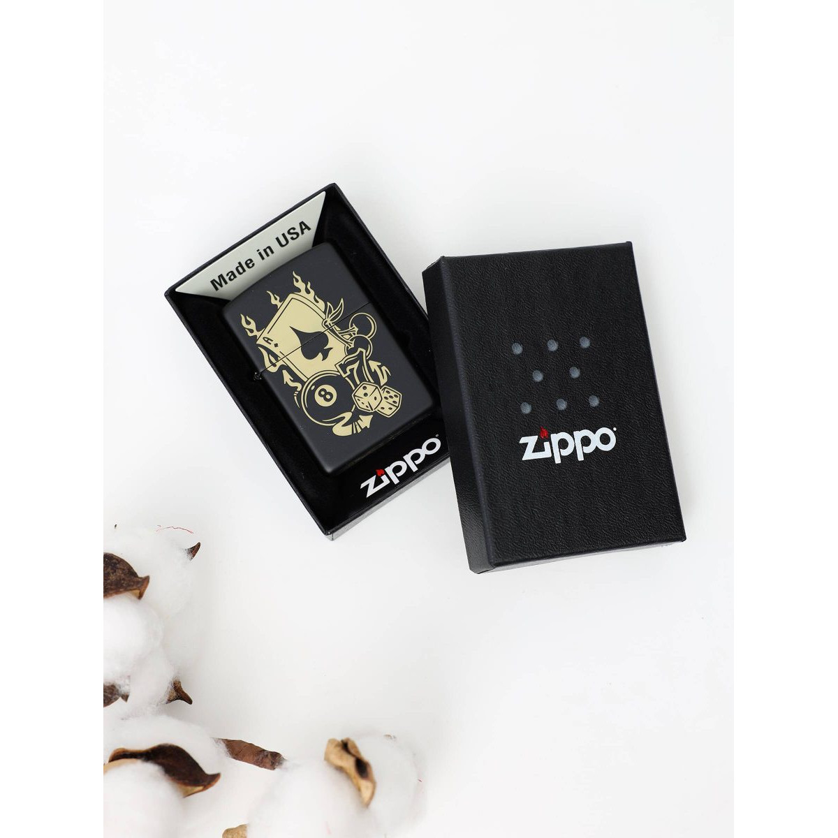 Подарочный набор Зажигалка Zippo 49257 и фляга S.Quire 180 мл. 5