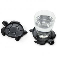 Подставка под стаканы Save Turtle черный Qualy QL10350-BK