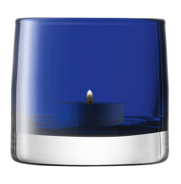 Подсвечник для чайной свечи LSA International Light Colour 85 см синий G368-08-360