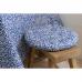Подушка на стул Tkano круглая темно-синяя с принтом Scandinavian touch 40 TK22-CP0017