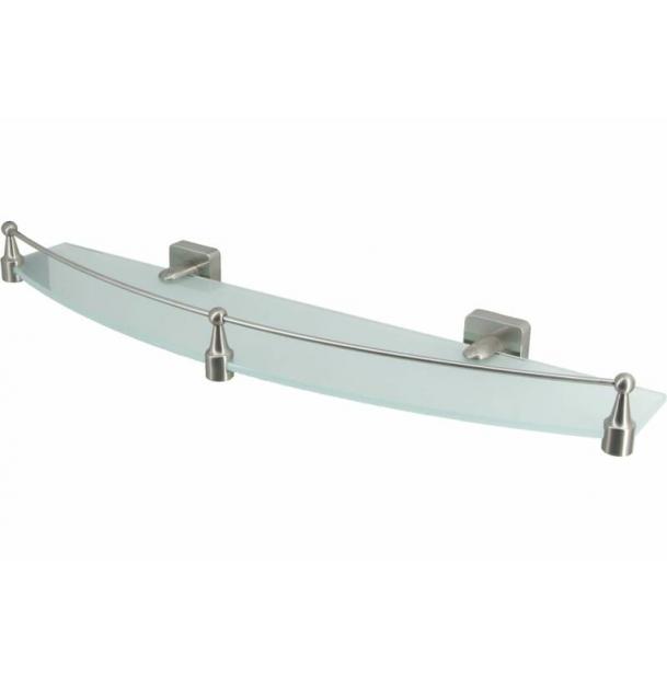 Полка WasserKraft Rhin стеклянная c бортиком K-8744