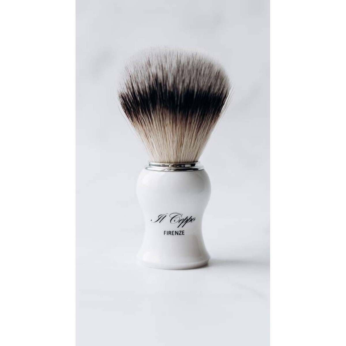 Помазок для бритья IL Ceppo Firenze белый глянцевый PE312S 5