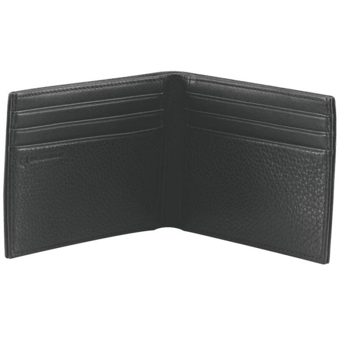 Портмоне VICTORINOX Altius 3.0 Moritz, чёрное, натуральная тиснёная кожа наппа, 11x1x8 см