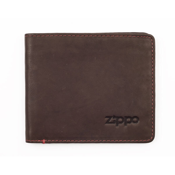 Портмоне ZIPPO коричневое 11x12x10 см